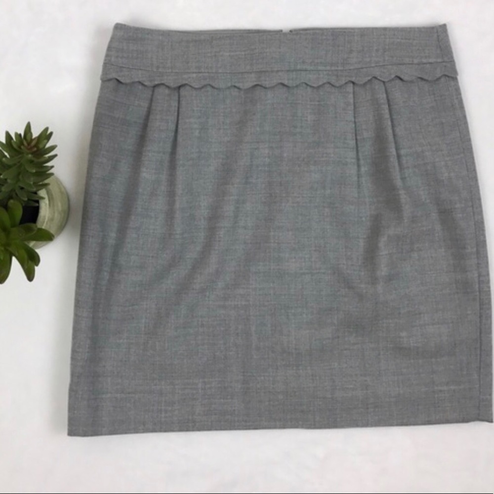 J Crew Gray Skirt